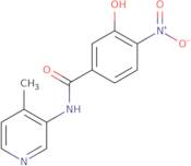 3-Hydroxy-N-(4-methylpyridin-3-yl)-4-nitrobenzamide