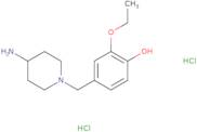 4-[(4-Aminopiperidin-1-yl)methyl]-2-ethoxyphenol dihydrochloride