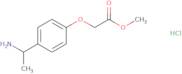 Methyl 2-[4-(1-aminoethyl)phenoxy]acetate hydrochloride