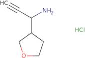 1-(Oxolan-3-yl)prop-2-yn-1-amine hydrochloride