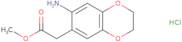 Methyl 2-(7-amino-2,3-dihydro-1,4-benzodioxin-6-yl)acetate hydrochloride