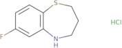 7-Fluoro-2,3,4,5-tetrahydro-1,5-benzothiazepine hydrochloride