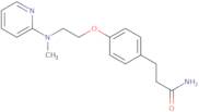 4-[2-(Methyl-2-pyridinylamino)ethoxy]benzenepropanamide