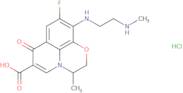 7-Fluoro-2-methyl-6-[2-(methylamino)ethylamino]-10-oxo-4-oxa-1-azatricyclo[7.3.1.05,13]trideca-5(13),6,8,11-tetraene-11-carboxylic a cid hydrochloride