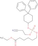 Ethyl 6-[(2-Cyanoethoxy)(4,4-diphenylcyclohexyloxy)phosphoryloxy]hexanoate