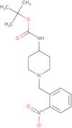 tert-Butyl 1-(2-nitrobenzyl)piperidin-4-ylcarbamate