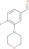 4-Fluoro-3-morpholinobenzaldehyde