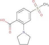 4-(Methylsulfonyl)-2-pyrrolidinobenzoic Acid