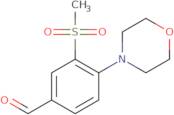 3-(Methylsulfonyl)-4-morpholinobenzaldehyde