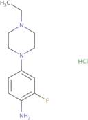 4-(4-Ethyl-1-piperazinyl)-2-fluoroaniline hydrochloride