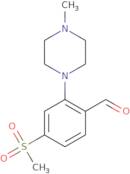2-(4-Methylpiperazin-1-yl)-4-(methylsulfonyl)benzaldehyde
