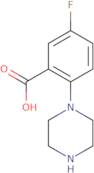 5-Fluoro-2-piperazinobenzoic acid