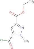 Ethyl 5-(carbonochloridoyl)-1-methyl-1H-pyrazole-3-carboxylate