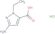 3-Amino-1-ethyl-1H-pyrazole-5-carboxylic acidhydrochloride