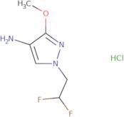 1-(2,2-Difluoroethyl)-3-methoxy-1H-pyrazol-4-amine hydrochloride