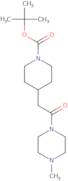 tert-Butyl 4-[2-(4-methylpiperazin-1-yl)-2-oxoethyl]piperidine-1-carboxylate