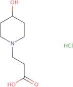 3-(4-Hydroxypiperidin-1-yl)propanoic acid hydrochloride