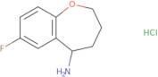 7-Fluoro-2,3,4,5-tetrahydro-1-benzoxepin-5-amine hydrochloride