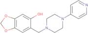 6-{[4-(Pyridin-4-yl)piperazin-1-yl]methyl}-1,3-dioxaindan-5-ol