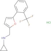 N-({5-[2-(Trifluoromethyl)phenyl]furan-2-yl}methyl)cyclopropanamine hydrochloride