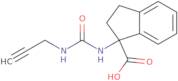1-{[(Prop-2-yn-1-yl)carbamoyl]amino}-2,3-dihydro-1H-indene-1-carboxylic acid