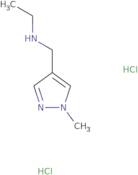 Ethyl[(1-methyl-1H-pyrazol-4-yl)methyl]amine dihydrochloride