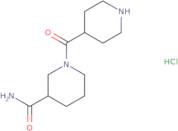 1-(Piperidine-4-carbonyl)piperidine-3-carboxamide hydrochloride