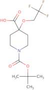 1-[(tert-Butoxy)carbonyl]-4-(2,2,2-trifluoroethoxy)piperidine-4-carboxylic acid