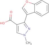 3-(1-Benzofuran-3-yl)-1-methyl-1H-pyrazole-4-carboxylic acid
