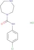 N-(4-Chlorophenyl)-1,4-diazepane-1-carboxamide hydrochloride