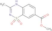 Methyl 3-methyl-1,1-dioxo-4H-1,2,4-benzothiadiazine-7-carboxylate