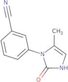 3-(5-Methyl-2-oxo-2,3-dihydro-1H-imidazol-1-yl)benzonitrile