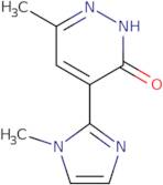 6-Methyl-4-(1-methyl-1H-imidazol-2-yl)-2,3-dihydropyridazin-3-one