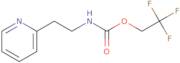2,2,2-Trifluoroethyl N-[2-(pyridin-2-yl)ethyl]carbamate