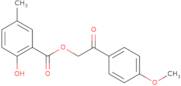 2-(4-Methoxyphenyl)-2-oxoethyl 2-hydroxy-5-methylbenzoate