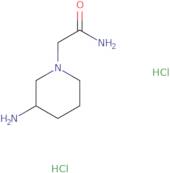 2-(3-Aminopiperidin-1-yl)acetamide dihydrochloride