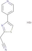 2-[4-(Pyridin-4-yl)-1,3-thiazol-2-yl]acetonitrile hydrobromide