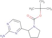 2-(2-Amino-pyrimidin-4-yl)-pyrrolidine-1-carboxylic Acid tert-Butyl Ester