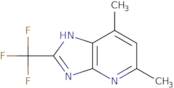 5,7-Dimethyl-2-(trifluoromethyl)-3H-imidazo[4,5-b]pyridine