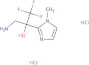 3-Amino-1,1,1-trifluoro-2-(1-methyl-1H-imidazol-2-yl)propan-2-ol dihydrochloride