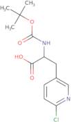 2-{[(tert-Butoxy)carbonyl]amino}-3-(6-chloropyridin-3-yl)propanoic acid