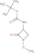 tert-Butyl N-(1-methoxy-2-oxoazetidin-3-yl)carbamate
