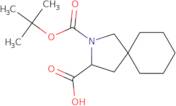 2-[(tert-butoxy)carbonyl]-2-azaspiro[4.5]decane-3-carboxylic acid