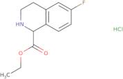 Ethyl 6-Fluoro-1,2,3,4-tetrahydro-isoquinoline-1-carboxylate hydrochloride