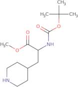 Methyl 2-{[(tert-butoxy)carbonyl]amino}-3-(piperidin-4-yl)propanoate