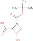 1-Boc-3-(hydroxy)azetidine-2-carboxylic acid