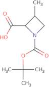 1-[(tert-Butoxy)carbonyl]-3-methylazetidine-2-carboxylic acid