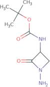 tert-Butyl (1-amino-2-oxoazetidin-3-yl)carbamate