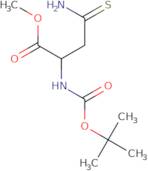 Methyl 2-{[(tert-butoxy)carbonyl]amino}-3-carbamothioylpropanoate