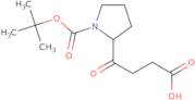 4-(1-[(tert-Butoxy)carbonyl]pyrrolidin-2-yl)-4-oxobutanoic acid